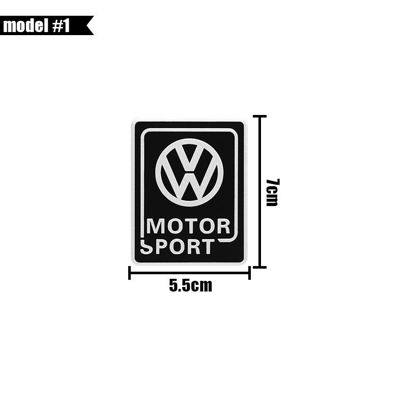 1Pcs 3D Metal Stickers Car Body Trunk Decals Auto Accessories For Volkswagen K51 Passat B5 B6 CC Tiguan Scirocco Sharan Touran Polo