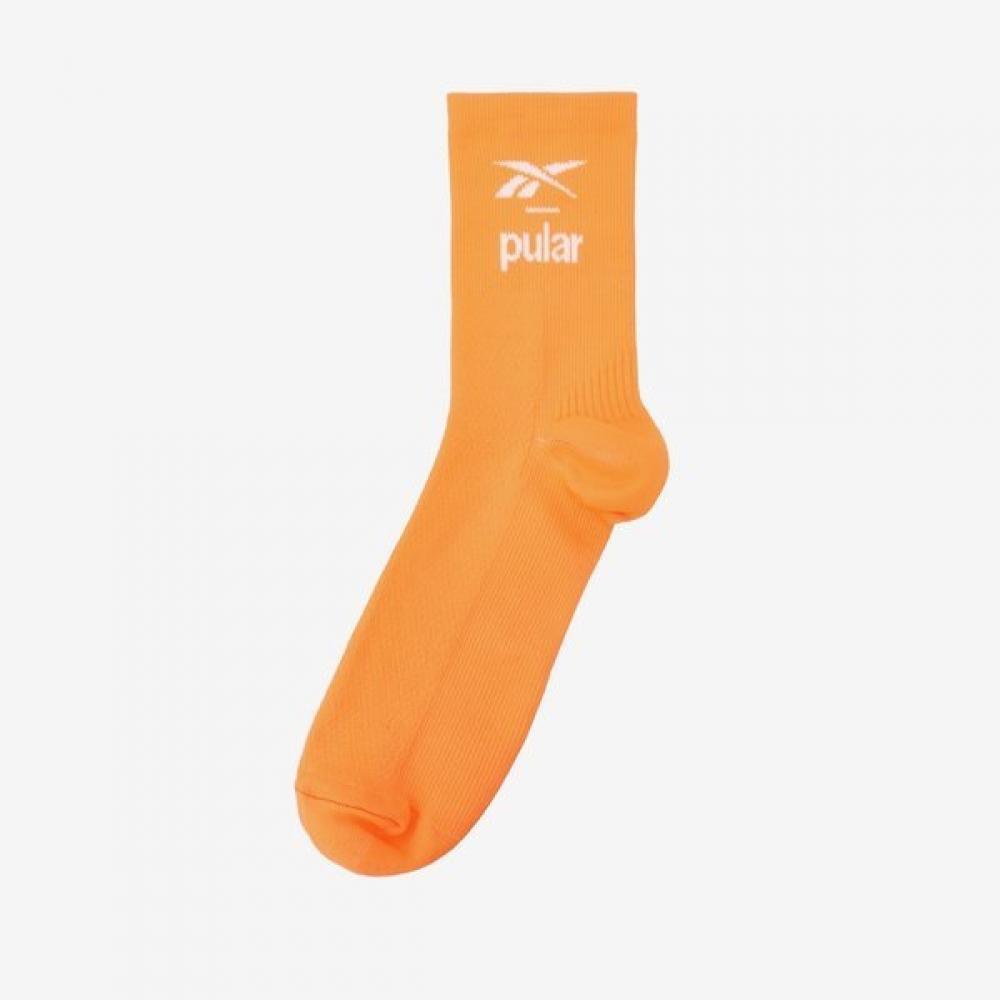 Reebok X Pular 2 Pack Running Socks   Black Orange Ress5fy71bk