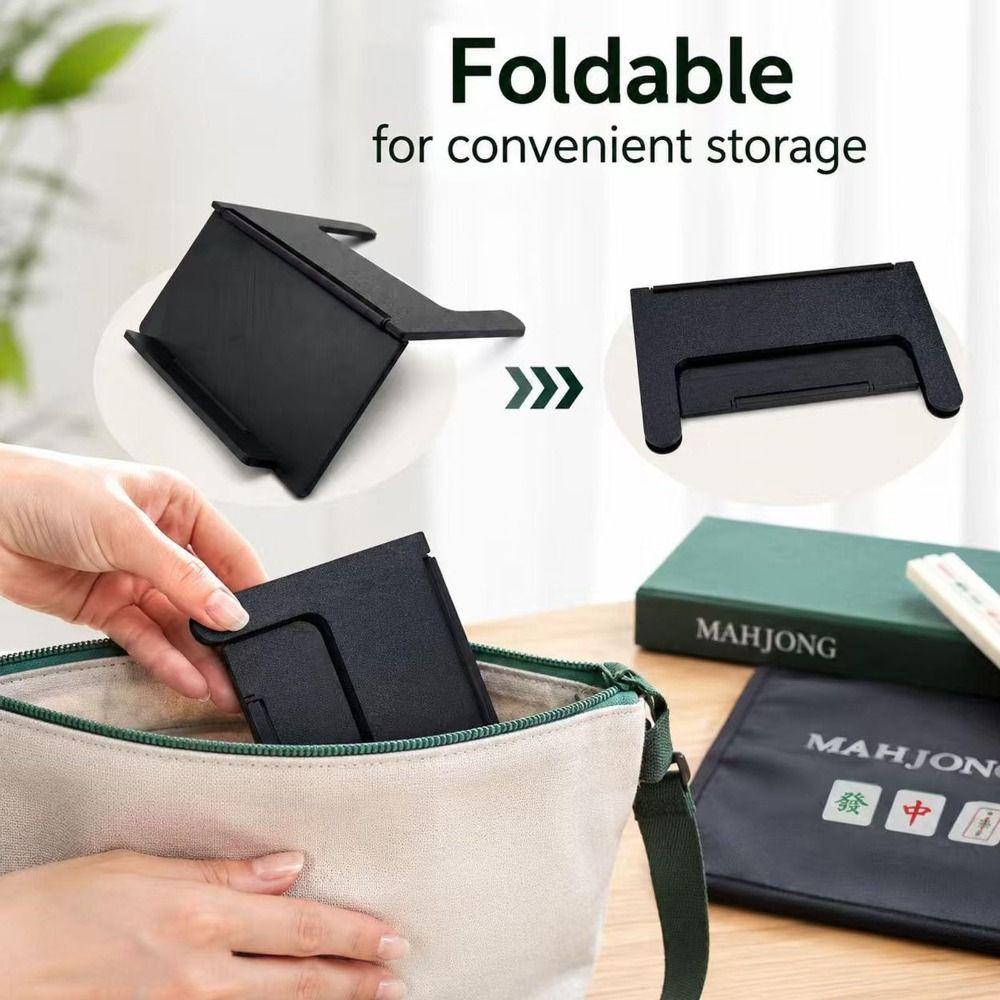 Clip-on Design Table Edge Rack Multicolor Playing Card Stand for Card Enthusiasts