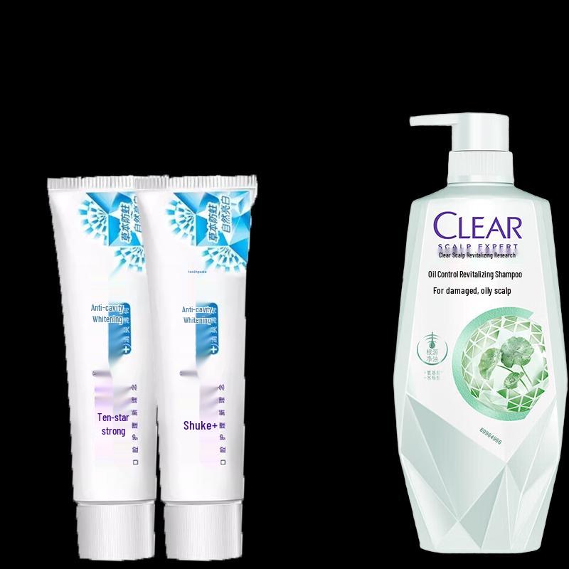 

Shuke Anti-Cavity Toothpaste & Clear Oil Control Shampoo Bundle
