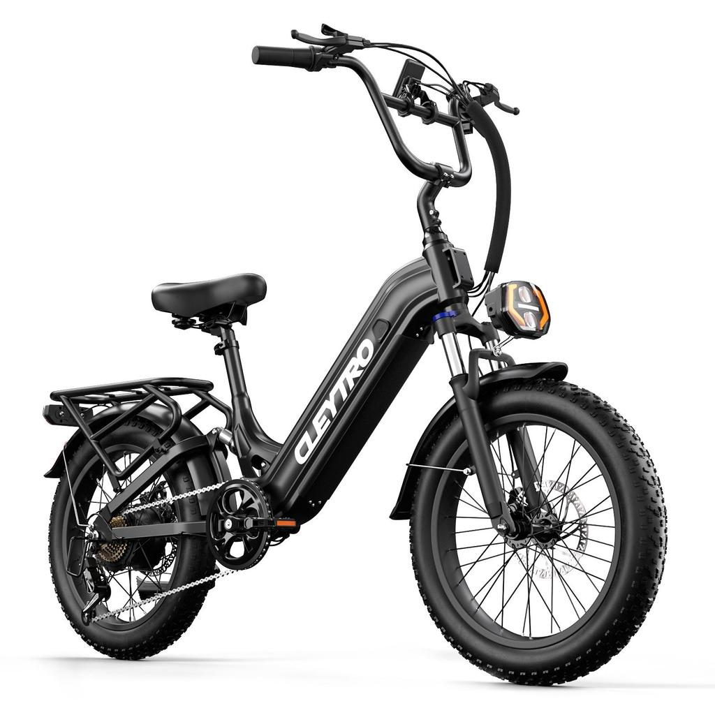 Cleytro XC20 20" Elektromos Kerékpár, 48V 15.6Ah Akkumulátor, Első és Hátsó Rugózás