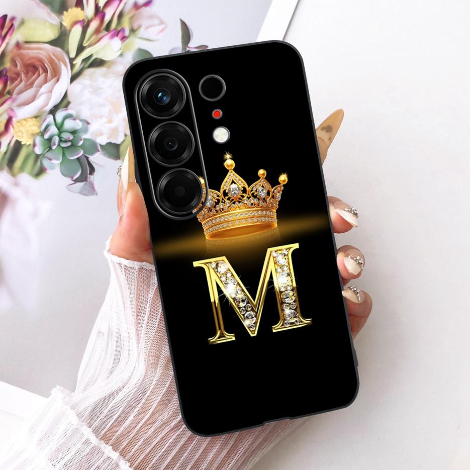 For Tecno Camon 50 4G Case CN5 Luxury Crown Letters Cover Soft TPU Phone Case For Tecno Camon 50 Pro 4G CN5c Camon50 Fundas Bags
