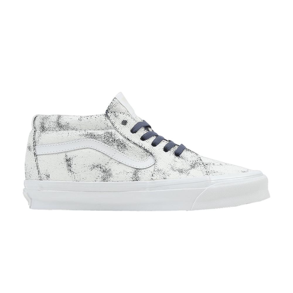 Vans OG Sk8-Mid LX  Distress White Navy  VN0A4BVCWTM 39