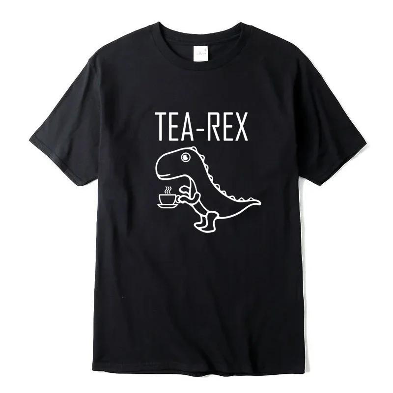 

Summer Casual Tshirt Top Quality Cool Funny Dinosaur Design Printing Oneck For WOMEN Unisex Tshirt Male Tee Shirts S
