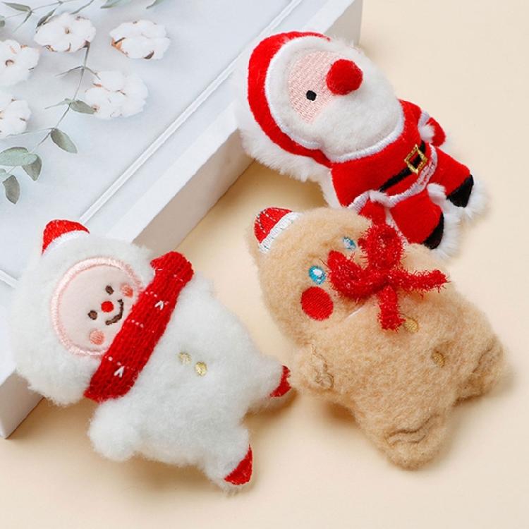 Christmas Brooch Pins for Women Lovely Badge Breastpin Santa Claus Lapel Pins Snowman Badge Pins