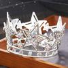 Luxury Star Tiaras Rhinestone Crown for Birthday Cake Topper Decoration Headwear Small Diadem Gift Accessories