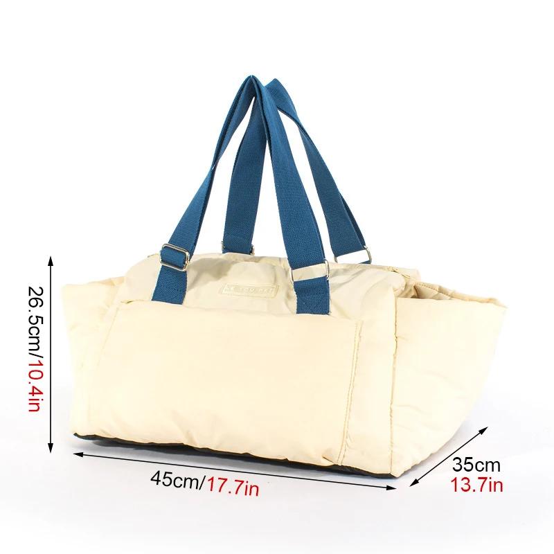 Warm Pet Bag Loose And Thick Comfortable Easy To Clean Pet Travel Bag Cat Supplies Suitable for Small Dogs Shoulder Bag