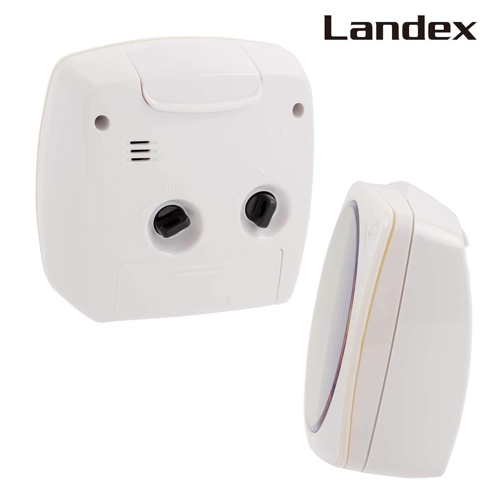 Landex Alarm Clock Analog Continuous Second Hand Polestar LC Concentrating Dial White YT5220WH