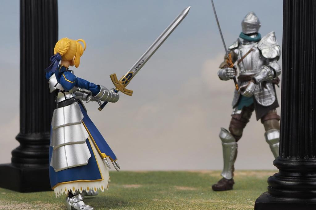 [Good in three directions] Impressive figma Arts Diorama Photography Figures and Accessories Ancient Greek and Roman Style Pillars (Black 23cm x 2)
