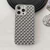Plating Silver Round Beads Hollow-out Heat Dissipations Phone Case Cover For For Iphone 17 Air 13 14 1 16 Pro Max