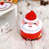 1pcs Gifts Dinner Cake Shape Towel Snowman Decor Christmas Embroidered Cute New Year