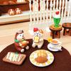 Japanese Grocery Miniature Home Roasted Coffee Shop Dolls Cake Dessert Shop Display Props Resin Decoration Model Decoration DIY