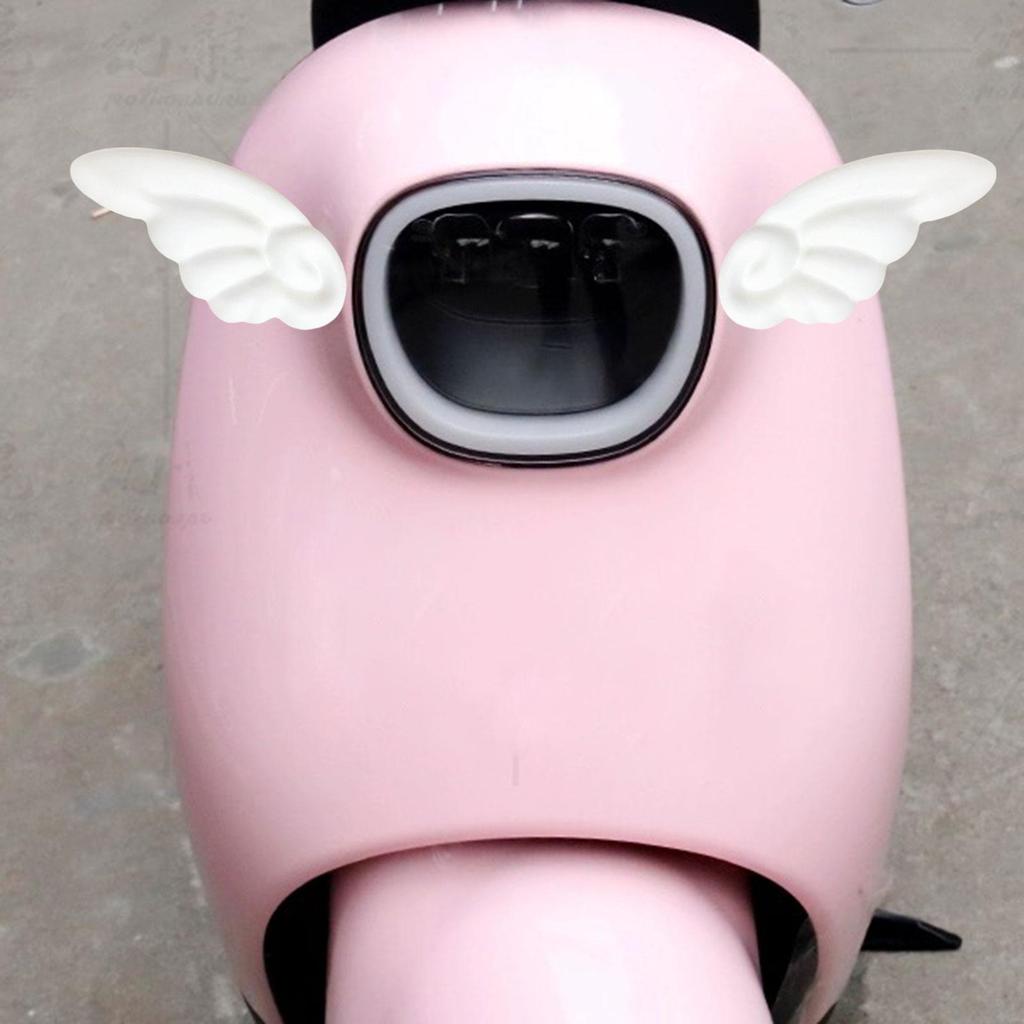 2 Pieces Decorative Small Wing Scooter Decor Creative Design Bicycle Ornament for