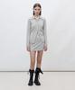 Current Hairy Knit Mini Skirt [Light Gray]