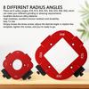 3pcs Quick Positioning Router Corner Template Corner Rounding Template  For Woodworking