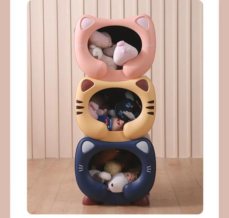 Children's Toy Storage Rack Baby Storage Box Multi-layer Large Capacity Household Kindergarten Locker Bookshelf