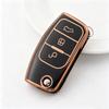 New Tpu Car Key Case Cover For For Ford Focus 2 Mk2 Fiesta Mondeo Galaxy Falcon Territory Ecosport Kuga Escape Keychain Rings
