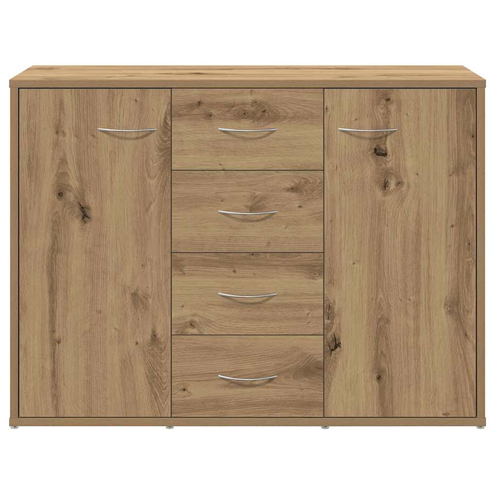Vidaxl Chest of Drawers, Artisan Oak, 88X30X64 Cm, Wood-Based Material