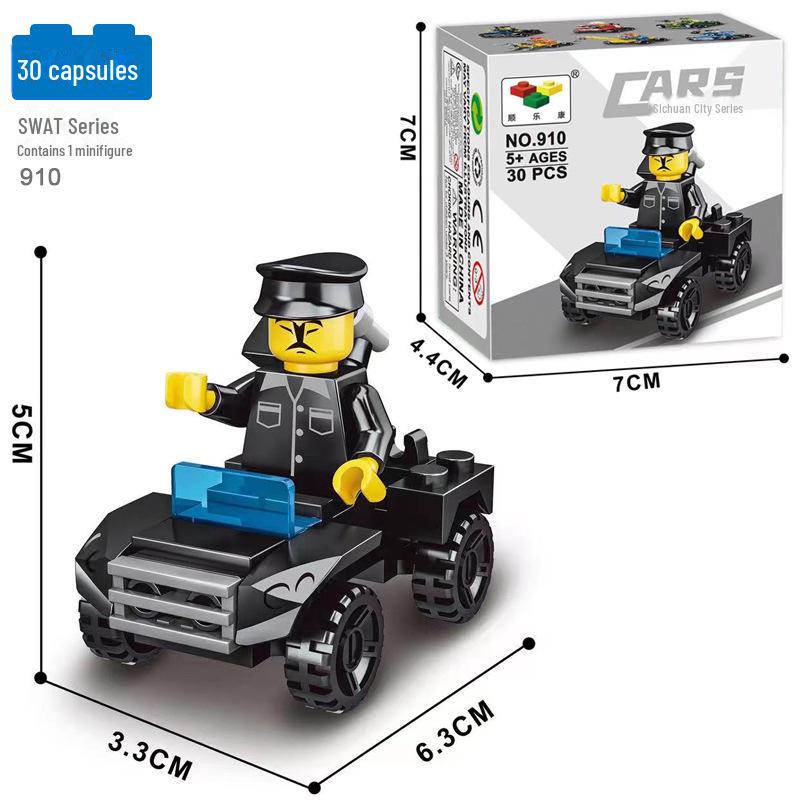 "Jucărie Mașină Mini Blocuri de Construcție Educative pentru Copii - Cadou de Antrenament pentru Grădiniță"