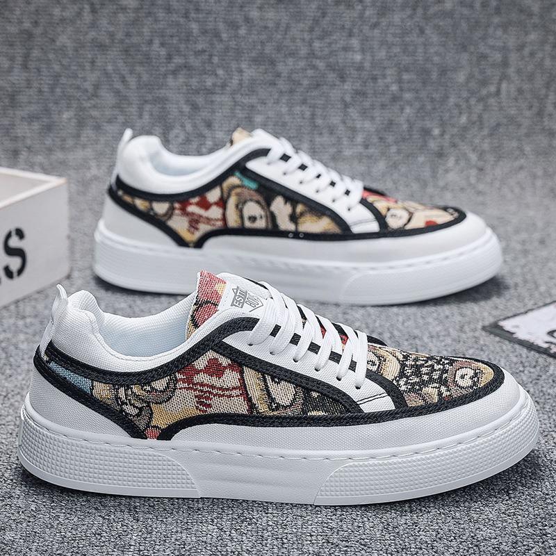 

Deal with spring new four-season breathable trend versatile low-top casual board shoes student sports cloth shoes 39