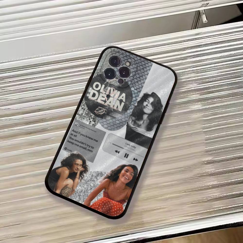 British singer O-Olivia Dean Phone Case For iPhone 17, 16,15,14,13,12,11 Plus,Pro Max, Others Soft Black Cover