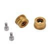 2 buc. Roți dințate motor extruder Toate metalice Acționare filament Oțel călit Placare pentru K1K1CK1 MAXimum 3D