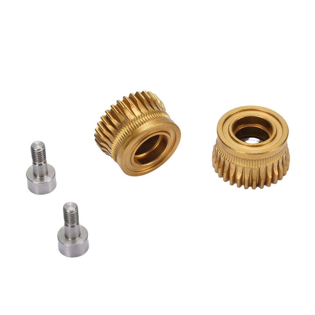 2 buc. Roți dințate motor extruder Toate metalice Acționare filament Oțel călit Placare pentru K1K1CK1 MAXimum 3D