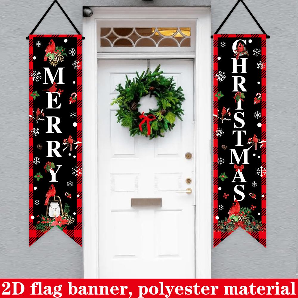 2pcs Christmas & Chinese New Year Tuxedo Large Door Couplet