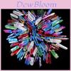Beautiful Titanium Plating Rainbow Aura Quartz Crystal Point Healing Ornaments 100g Set