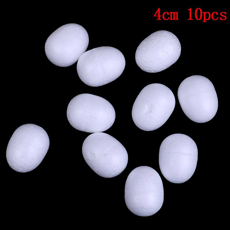 10 ks DIY pěnová velikonoční vajíčka Pěnové výrobky pro velikonoční párty dekorace 3/4/5/6/7 cm vajíčka