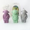 Sheep-like Candle Mold for Making Candle Soap Plaster Ornament Home Decorations