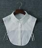 Women's Fake Collar Shirt White Fake Collar Women Detachable Collars Embroidery Cotton False Collar Shirt Col Amovible Femme