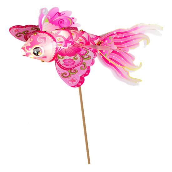 DIY Fiskelyktsett Kinesisk Tradisjonell Håndlaget Gullfisklykt Håndholdt Nyttårslykt for Vårfestivalen Midt-Høst Hanfu Cosplay