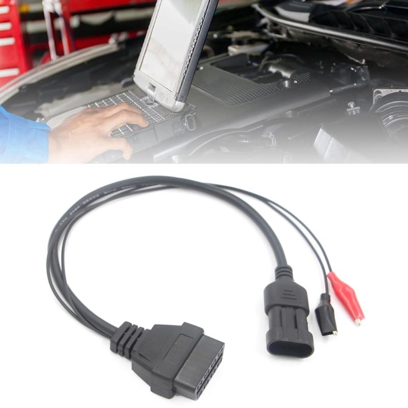 Diagnostic Convertor, 3 Pin to 16Pin OBD2 Auto Car Diagnostic Adapter Cable Replacments For Car