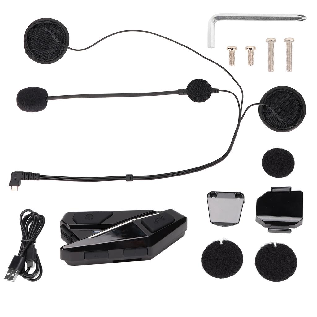 Motocyklová helma Bluetooth sluchátka Ultratenká vodotěsná bezdrátová sluchátka s redukcí hluku