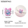 Charms Originalcopper Pink Alarm Clock Beads Fit Bracelet Jewelry Diy Women Party Gift