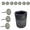 Electrode Sharpener Grinder Head TIG Welding Tool Holes Grinding Wheels 40mm Grinding Disc W/rod