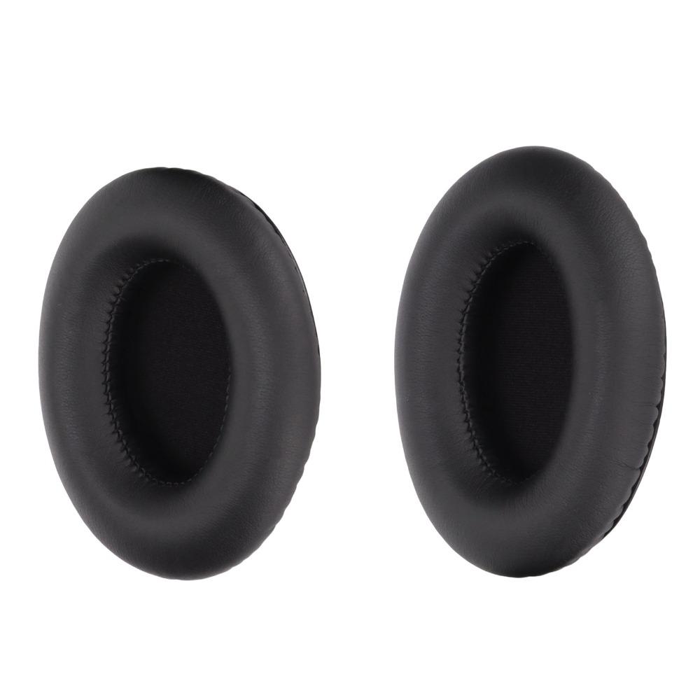 2PCS Protein Leather Ear Pads Set Soft Noise Isolation Replacement Ear Cushions for TaoTronics TTBH060 Headphones