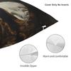 Leopard Portrait Dapper Animal Pillowcase Polyester Linen Velvet Creative Zip Decor Throw Pillow Case Room Cushion Cover 18"