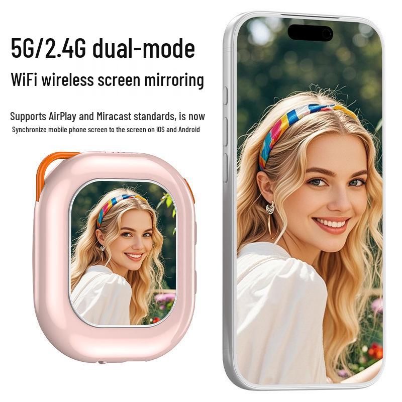 Mini Specchio Schermo Selfie Posteriore Magnetico - Ideale per Live Streaming e Mirroring dello Schermo del Telefono