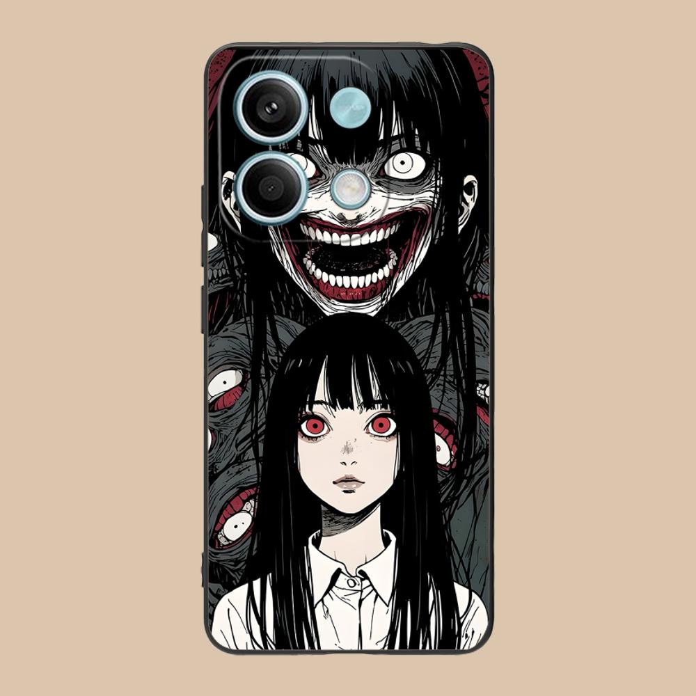 Terror Gothic Art Mobile Phone Case for POCO M7 M6 M5 M4 M3 X7 X6 X5 X4 X3 Pro GT 5G Colorful Printing Cover Cover Luxury Pretty
