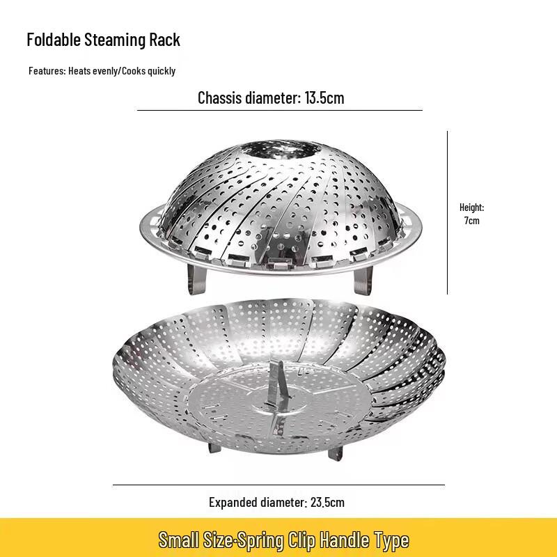 

Jinxu Stainless Steel Folding Steaming Rack