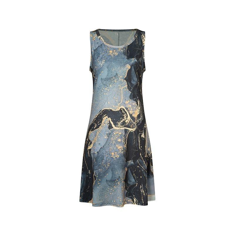 Dress Floral Dress Women'S 2D Digital Printing Factory