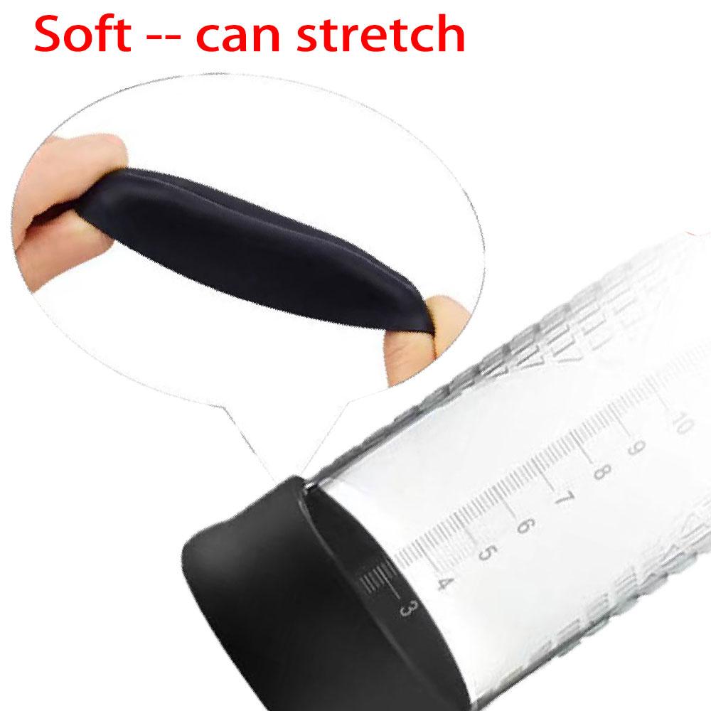 Premium Penis Pump Accessory Set - Silicone Ring Exercise Device - Fits All Sizes with Sealing Slot Replacement & Parts for Pump