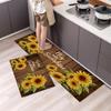 Kitchen Rugs Print Non-Slip Thick Cushioned Kitchen Mat Comfort Standing Mat for Kitchen