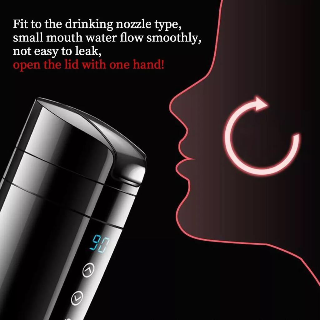 Smart Car Electric Heating Cup Car Boiling Water Cup Car Heating Cup Insulation Cup 12V 24V