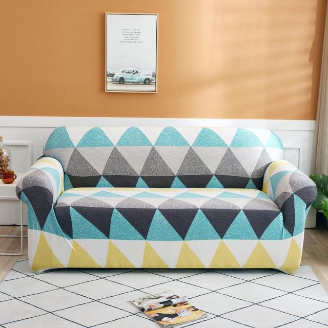 Modern Sofa Slipcovers Elastic Sofa Covers For Living Room Sectional Corner Chair Furniture Protector Couch Cover 1 /2 /3 /4 Seater