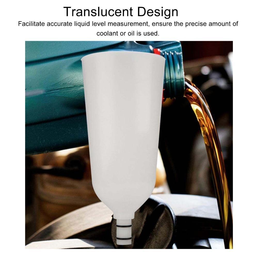 10PCS Nylon Oil Funnel Set Offset Extension Tube Offset Extension Funnel Engine Oil Filling