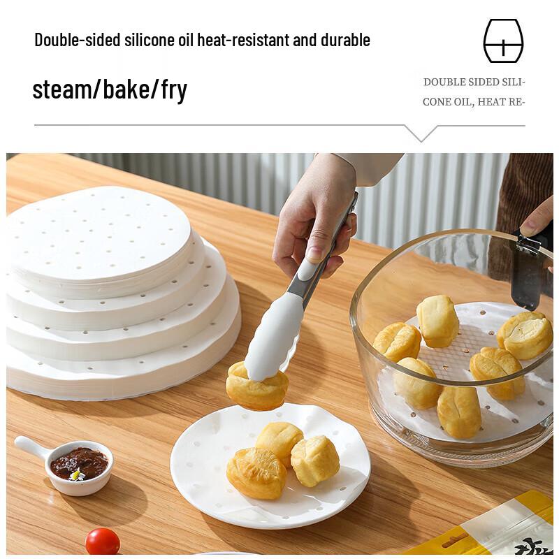 MEIJINJIA Disposable Round Steamer Liners