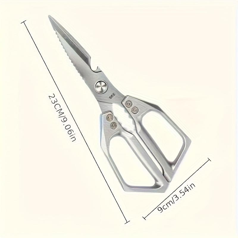 Kitchen Scissors, Professional Multi-Functional with Ergonomic Handle, Durable Structure, Stainless Steel Meat, Poultry, Fish, Bone Cutting Scissors